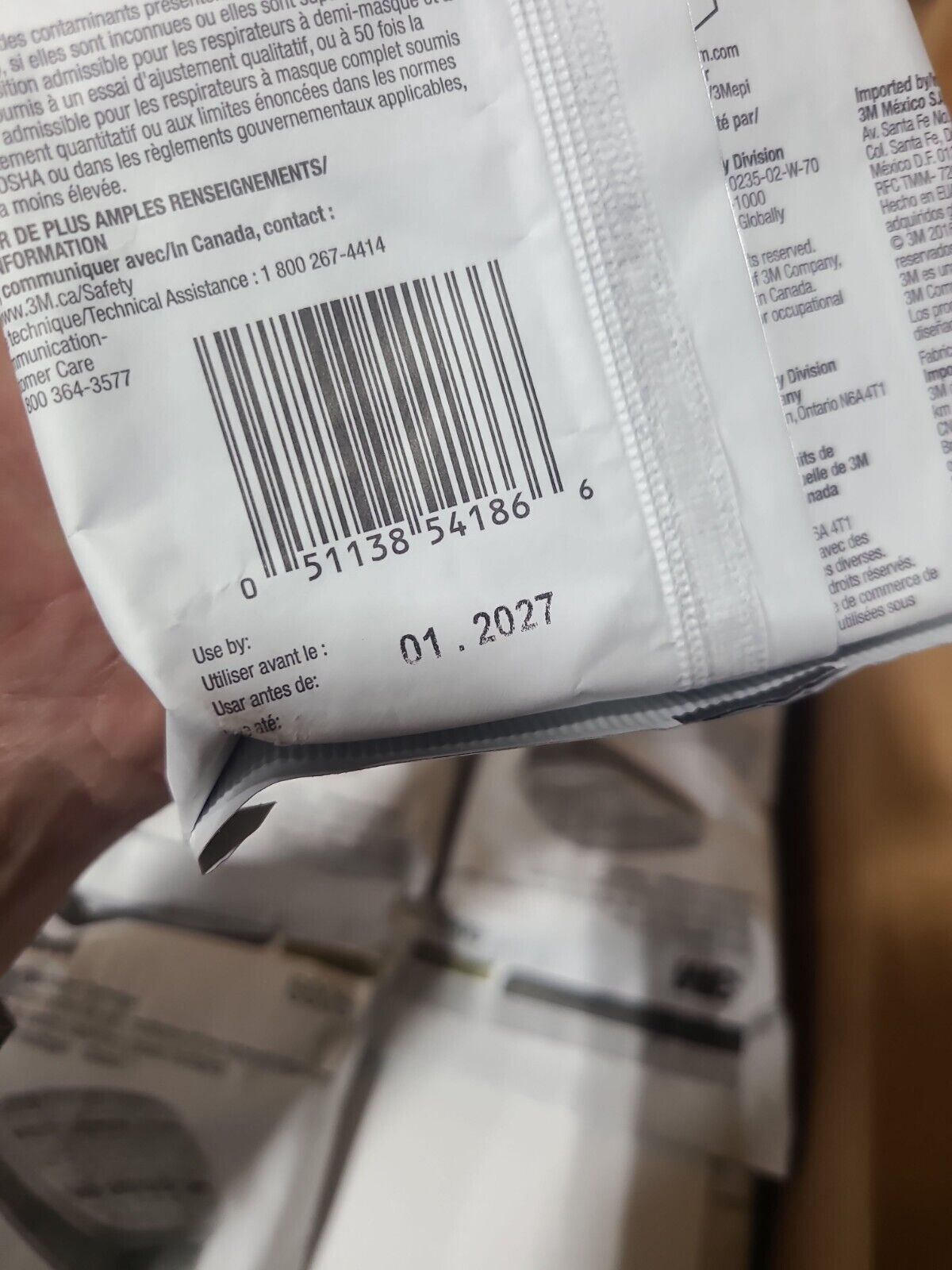 Phin Lọc Hơi Khí Hỗn Hợp Hữu Cơ Vô Cơ 3M 6006 Màu Vàng Olive