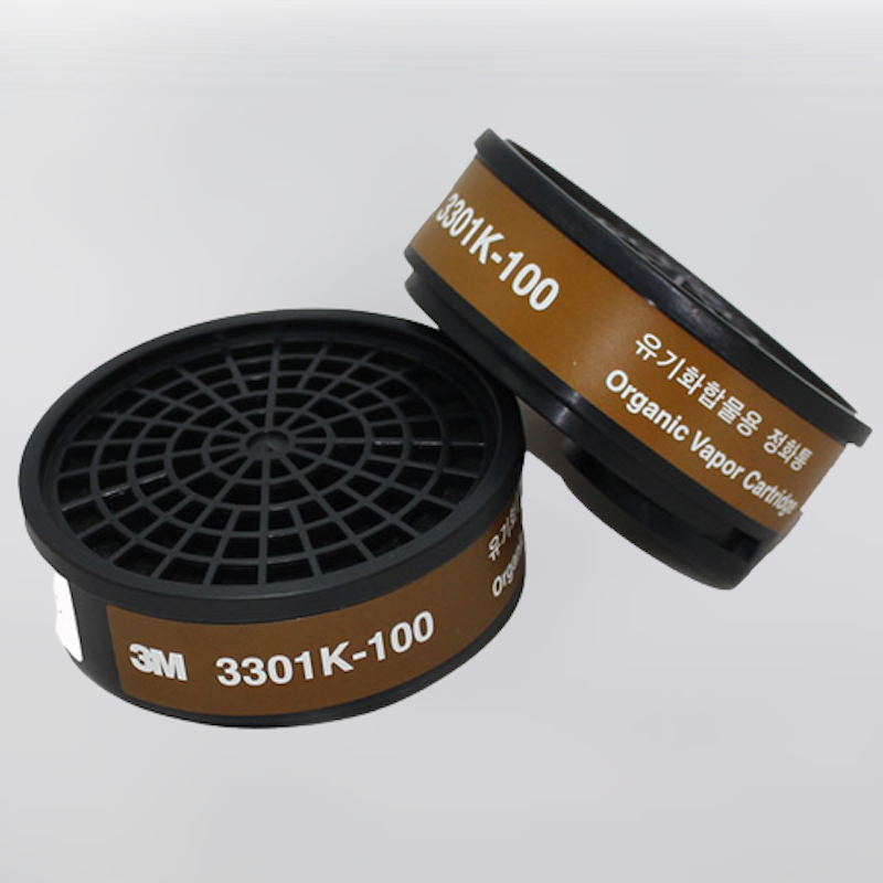 Phin Lọc Hơi Hữu Cơ Than Hoạt Tính 3M - 3301K-100 Màu Xám