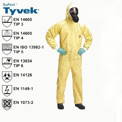 Quần áo hóa chất Dupon Tyvek