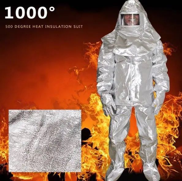 Quần Áo PCCC Tráng Nhôm Chịu Nhiệt 1000 Độ