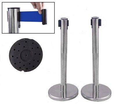 Rào chắn inox có dây kéo 2m