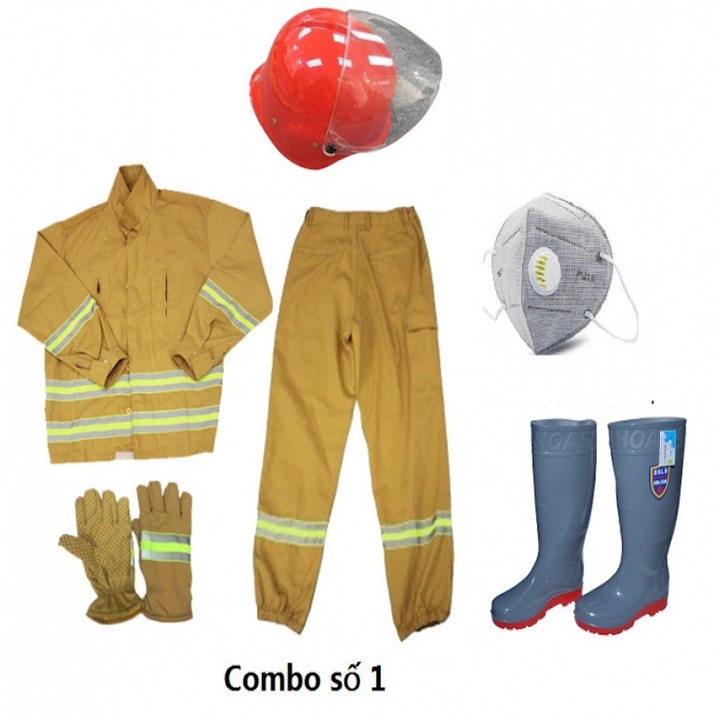 Trang Phục Chống Cháy- Quần Áo PCCC TT48 (Combo 1)