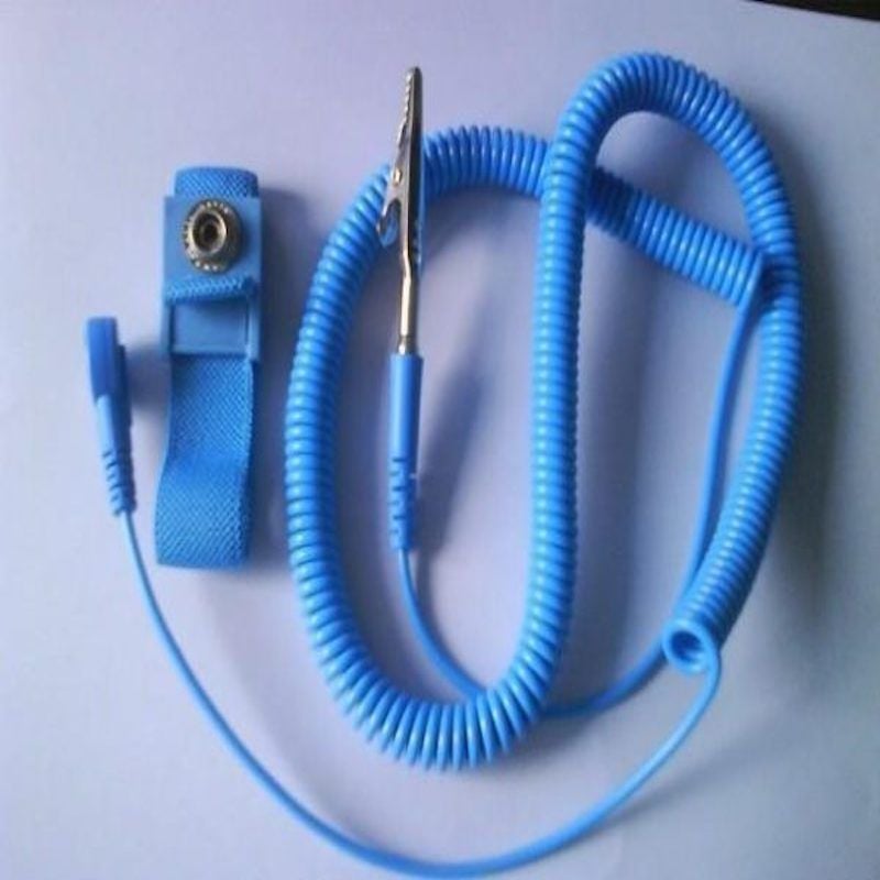 Vòng Đeo Tay Chống Tĩnh Điện Leko-PVC 1.8m Màu Xanh Da Trời