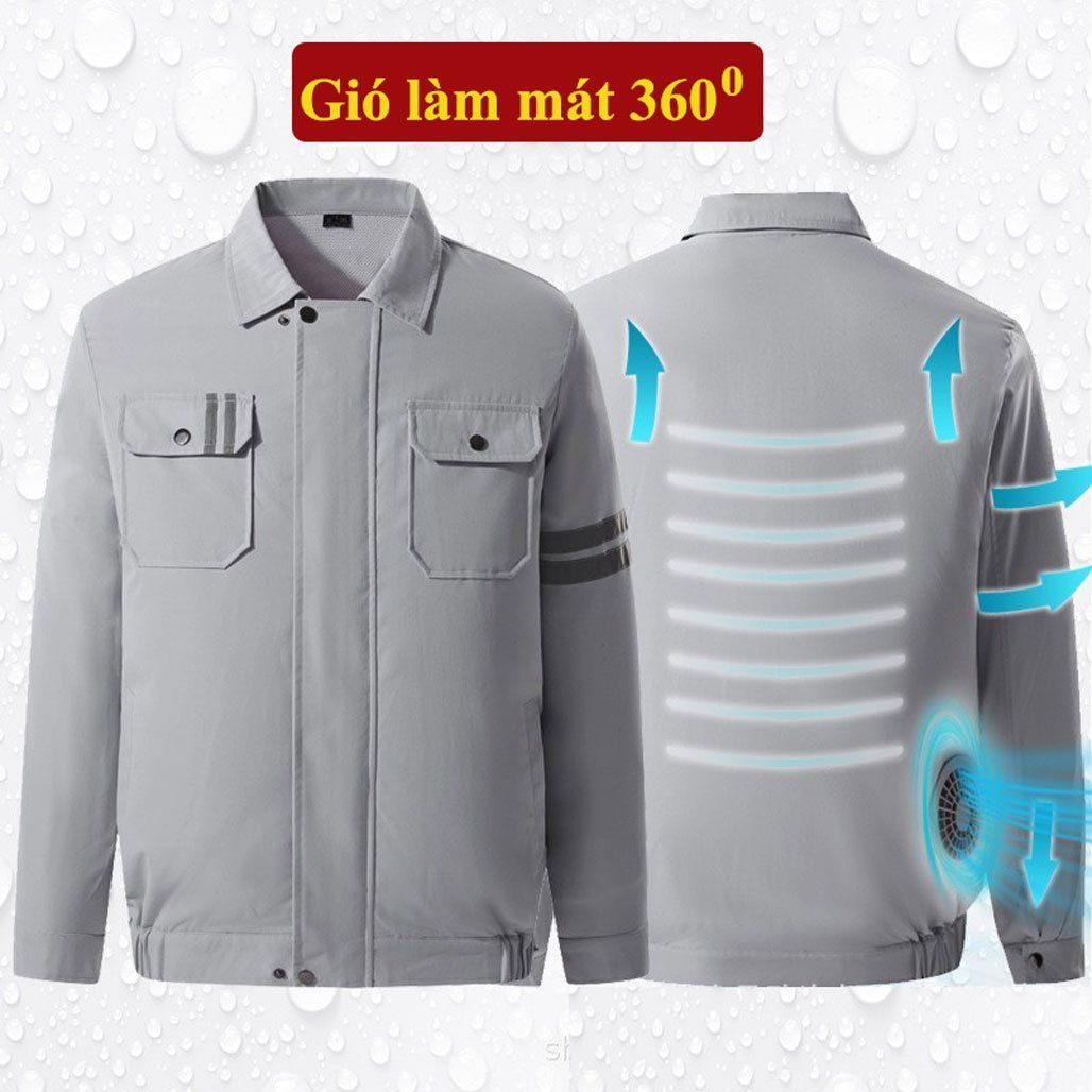 Bộ Áo Quạt Điều Hòa Đủ Kích Cỡ - Bảo Hộ Lao Động Vĩnh Xuyên