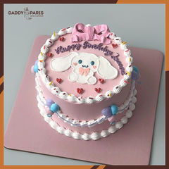 Bánh Gato Sanrio Family Pink