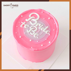 Bánh Gato Sinh Nhật Nâu Viền Sóng