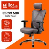  Sihoo M18 Xám - Ghế xoay công thái học giá rẻ 