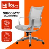  Sihoo M77 Trắng - Ghế lưới công thái học màu trắng nhỏ gọn 