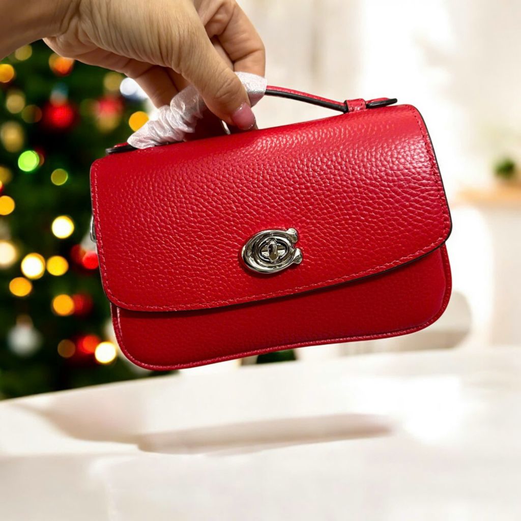 TX Túi Coach Refined Pebble Cassie sz17*11*6 MS990