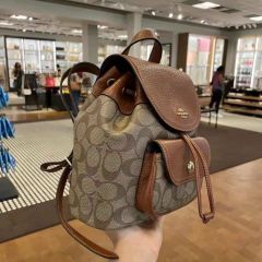 TX Balo Coach Pennie Backpack rút miệng sz21*22*10 MS970