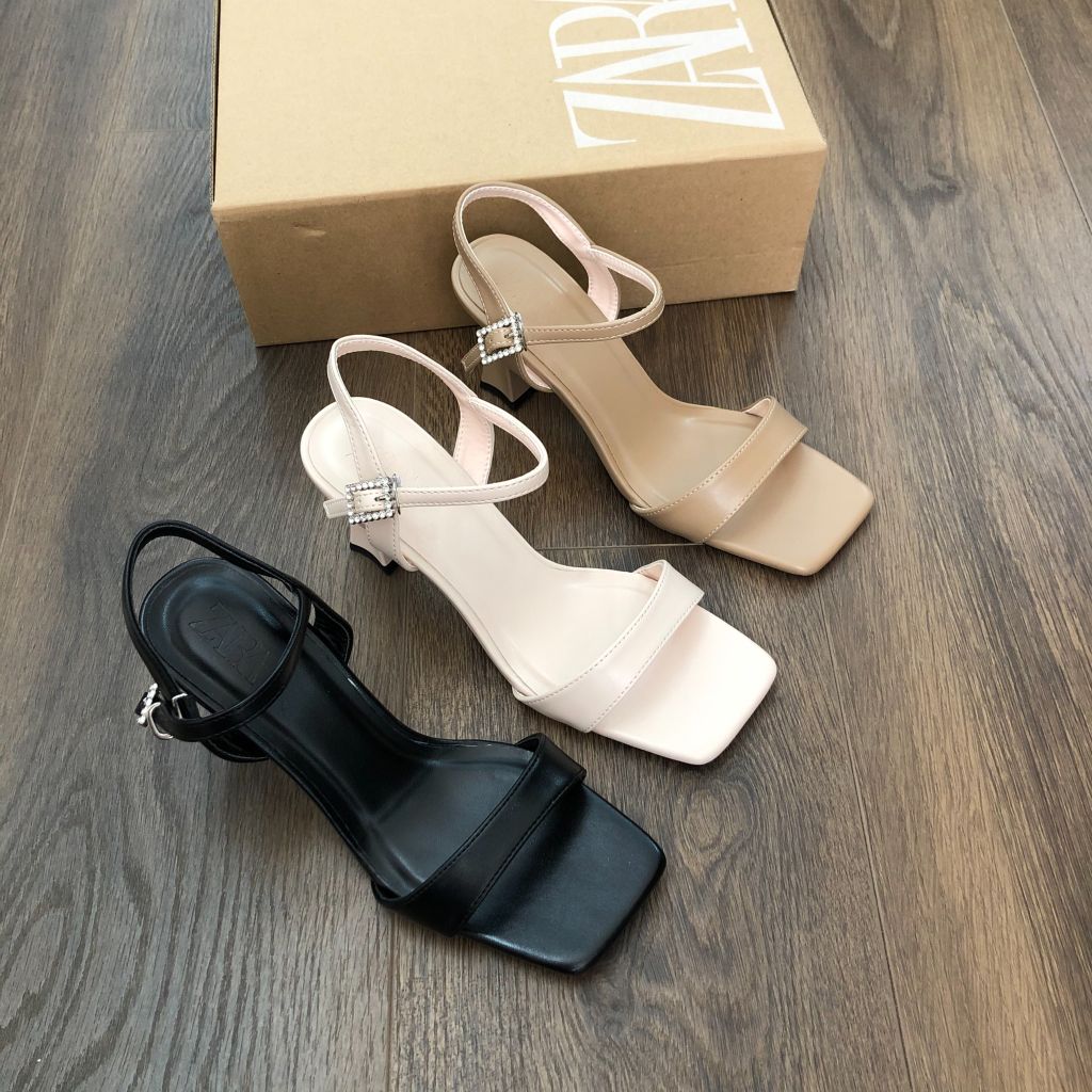 SD quai ngang khuy đá Zara gót 7p XN320