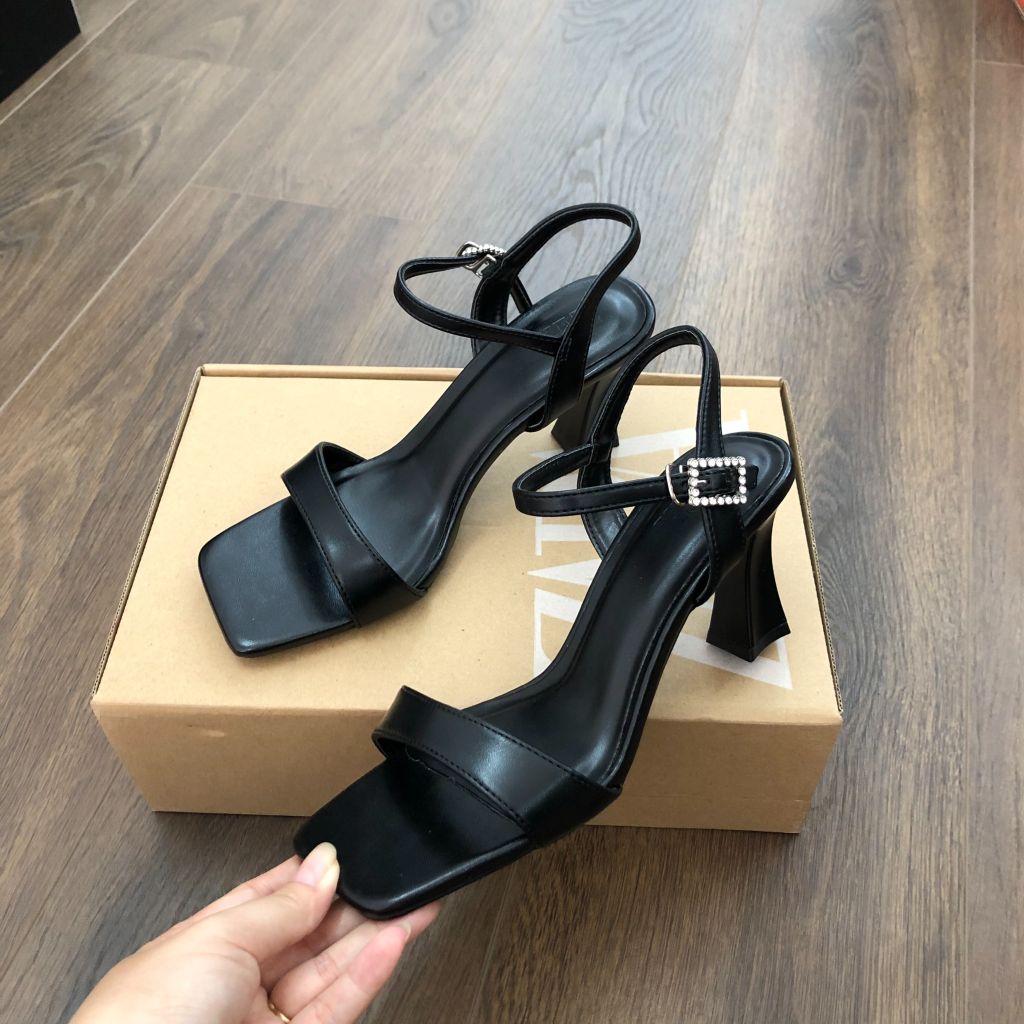 SD quai ngang khuy đá Zara gót 7p XN320