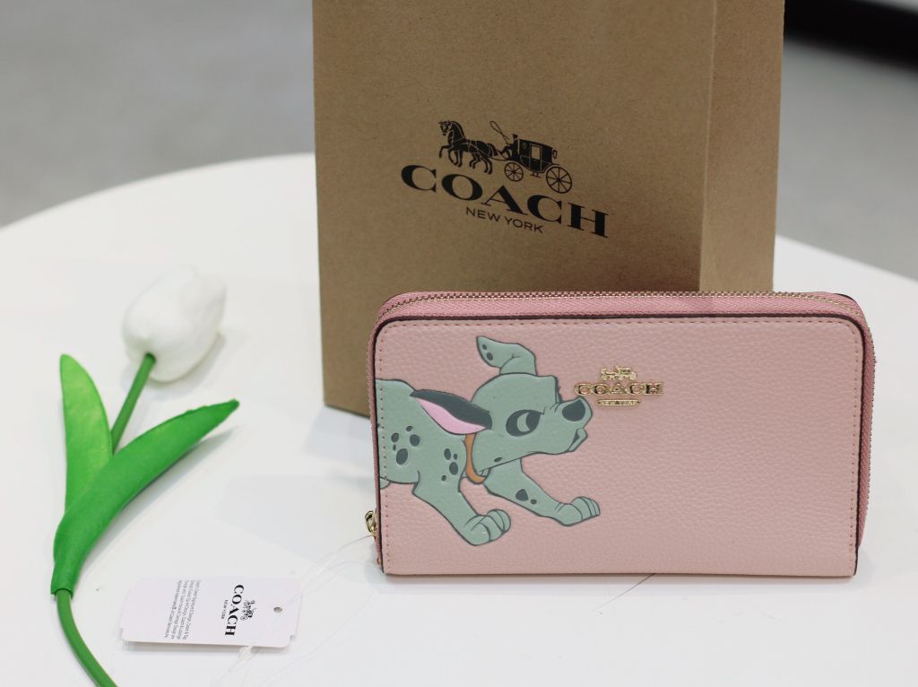 Ví Coach dây kéo sz 17*10 BO330