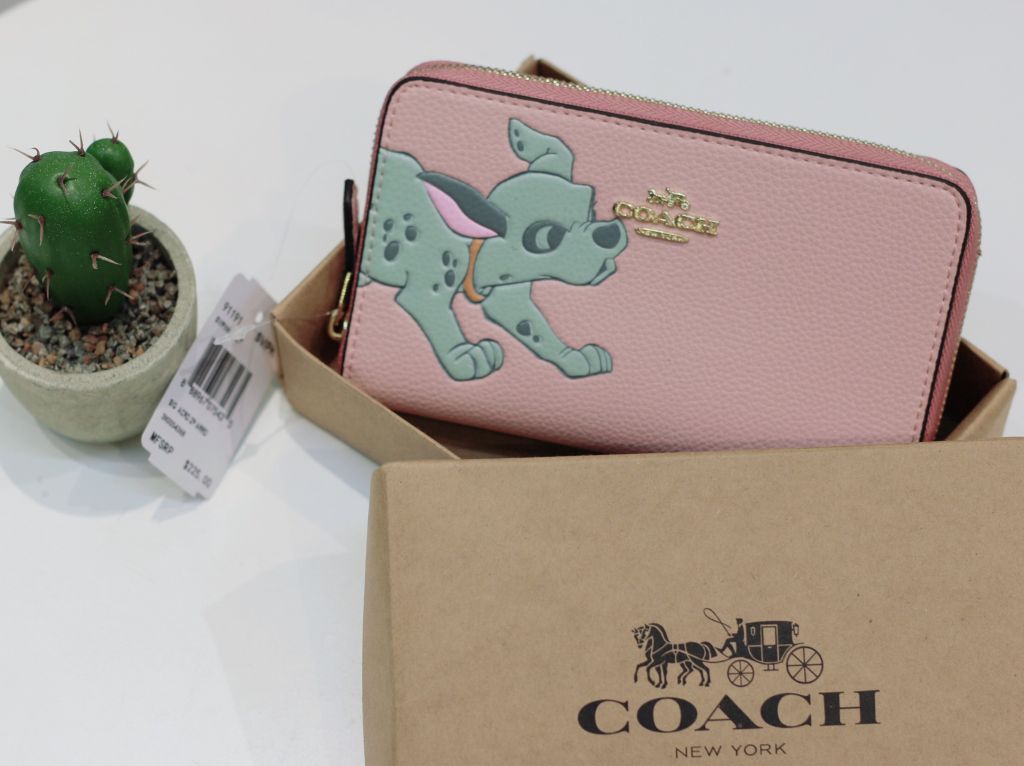 Ví Coach dây kéo sz 17*10 BO330