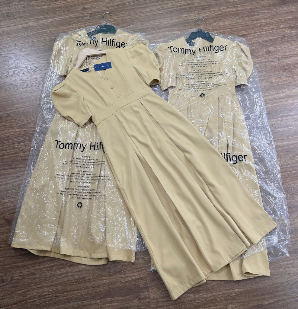 QA Đầm Midi dress Tommy BO435