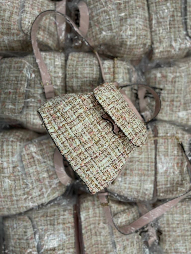 TX Balo xuất dư vải dạ tweed sz 20*19 BO270