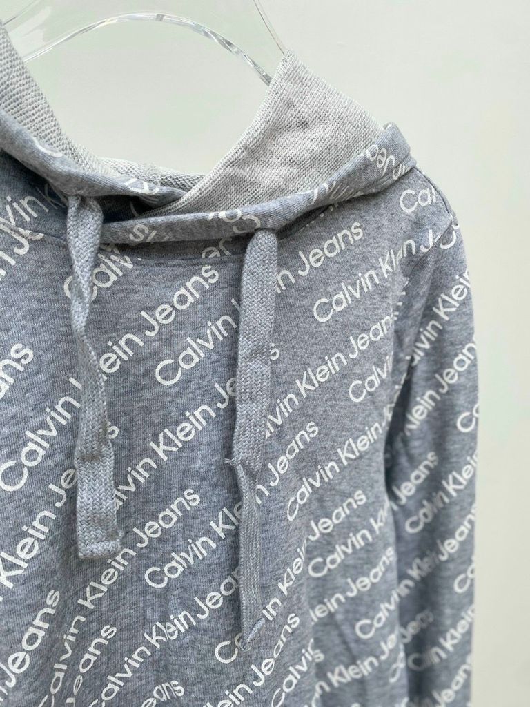QA Đầm Calvin Klein cổ mũ chùm đầu BO390