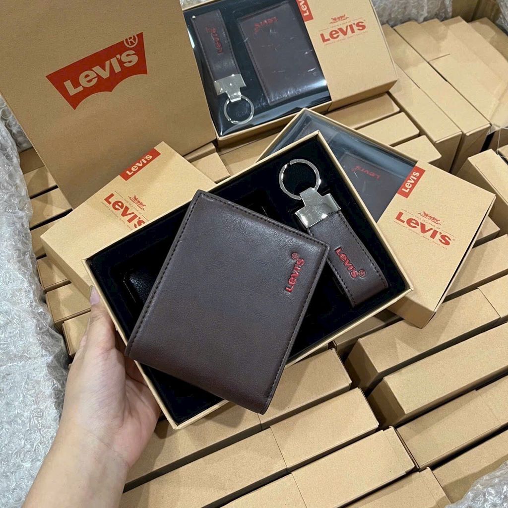 TX Ví Levis nam kèm móc khóa NA360