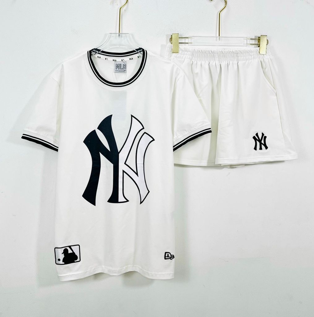 MLB Basic Logo Sweat Set gồm quần và áo  ANORAVN