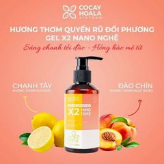 DUNG DỊCH VỆ SINH PHỤ NỮ DÀNH CHO BÀ BẦU BỊ VIÊM NGỨA VÙNG KÍN GEL X2 NANO NGHỆ CỎ CÂY HOA LÁ