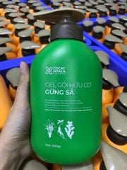 GEL DẦU GỘI HỮU CƠ GỪNG SẢ - GIẢM BẾT DẦU - NGĂN GẦU NGỨA 500ML