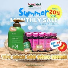 SALE UP 20% - SUMMER SET 03 - TÓC SẠCH SÂU SẢNG KHOÁI ĐÓN HÈ