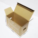  Hộp đáy gài nắp đậy in FLEXO 16x8x11cm  (số lượng 500 ) 