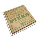  Hộp pizza in flexo 29x29x4cm HZ02 