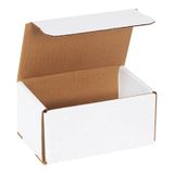  Hộp carton nắp gài trắng 25x15x5 cm 