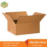  Hộp carton gói hàng bưu điện 10x10x45 cm 