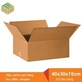  Hộp carton đóng hàng 30x20x10 cm 