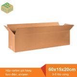  Hộp carton đóng hàng 15x15x40 cm 