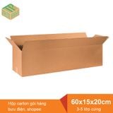  Hộp carton gói hàng bưu điện 10x10x45 cm 
