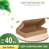  Hộp carton nắp gài 20x10x5 cm 