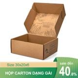  Hộp carton nắp gài 20x10x5 cm 