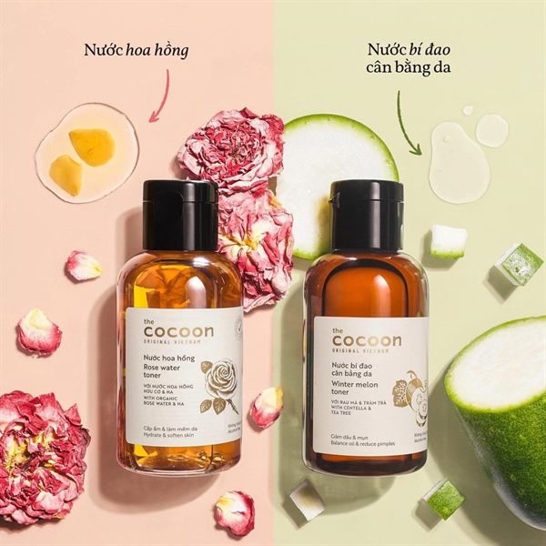 Nước Hoa Hồng Cocoon Rose Water Toner 140Ml