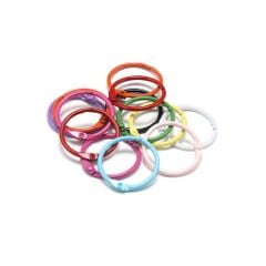 Phụ Kiện - 5 khoen móc khóa nhiều màu 30mm khoen gài