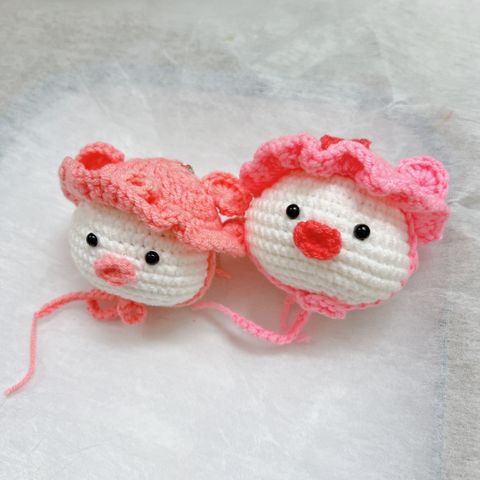 Móc Khóa Bé Nấm Hồng Khổng Lồ