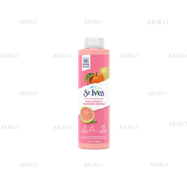 Sữa Tắm St.Ives Exfoliating Body Wash #Pink Lemon & Mandarin Organge 650ml