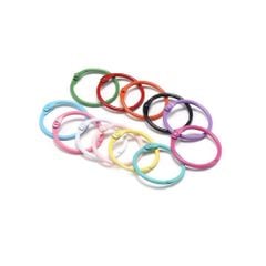 Phụ Kiện - 5 khoen móc khóa nhiều màu 30mm khoen gài