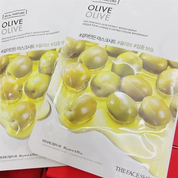 Mặt Nạ The Face Shop Real Nature Olive Face Mask 20Gr