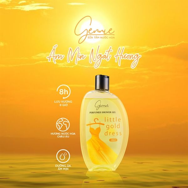 Sữa Tắm Gennie Perfumed Shower Gel Little Gold Dress 450Ml