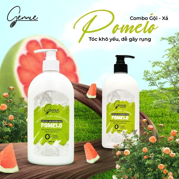 Dầu Gội Gennie Natural Care Shampoo – Pomelo 400Ml