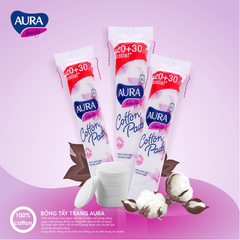 Bông Tẩy Trang Aura Beauty Cotton Pads 150 Miếng