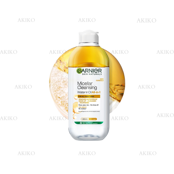 Nước Tẩy Trang Garnier Skin Naturals Micellar Cleansing Water In Oil All-In-1 400Ml