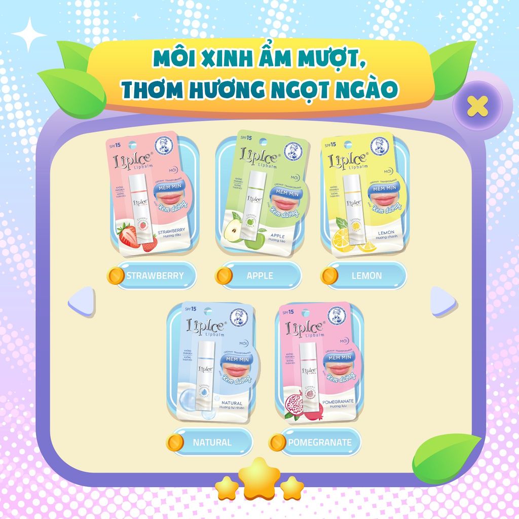 Son Dưỡng LipIce Lipbalm #Lemon 4,3g