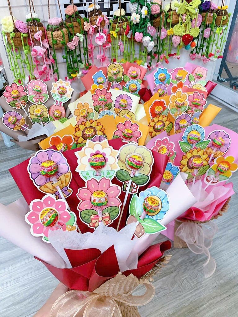 Hoa Bó Kẹo 6 Hoa