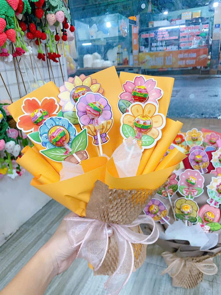 Hoa Bó Kẹo 6 Hoa