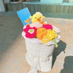 Bó Hoa Tròn Gà Vàng