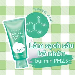 Sữa Rửa Mặt Senka Perfect Whip Acne Care 100Gr